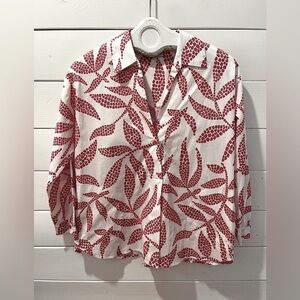 📍❤️MARIA BELLENTANI  – White Blouse and res Size M/L (estimated)